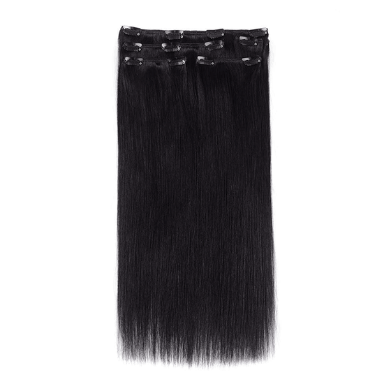 Dansin Straight Clip In Hair Extensions, 18"