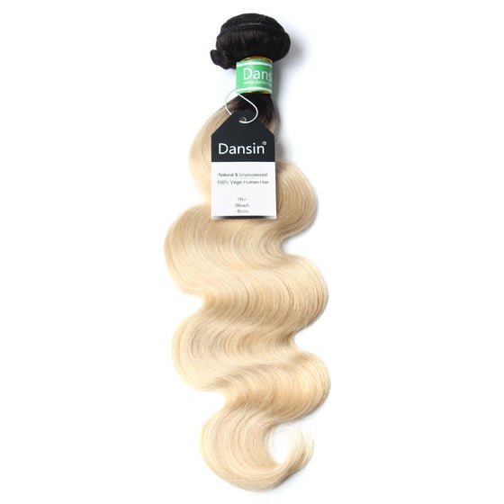 Luxury 10A 1B 613 Blonde Ombre Brazilian Body Wave Hair 1 Bundle
