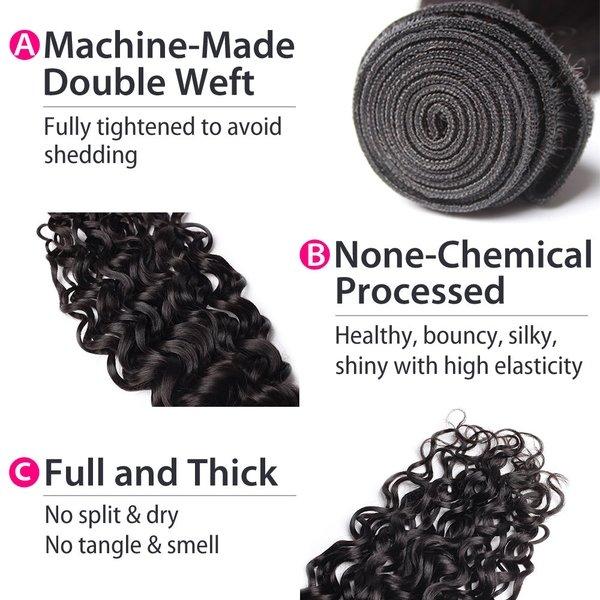 Luxury 10A Brazilian Natural Wave Hair Details