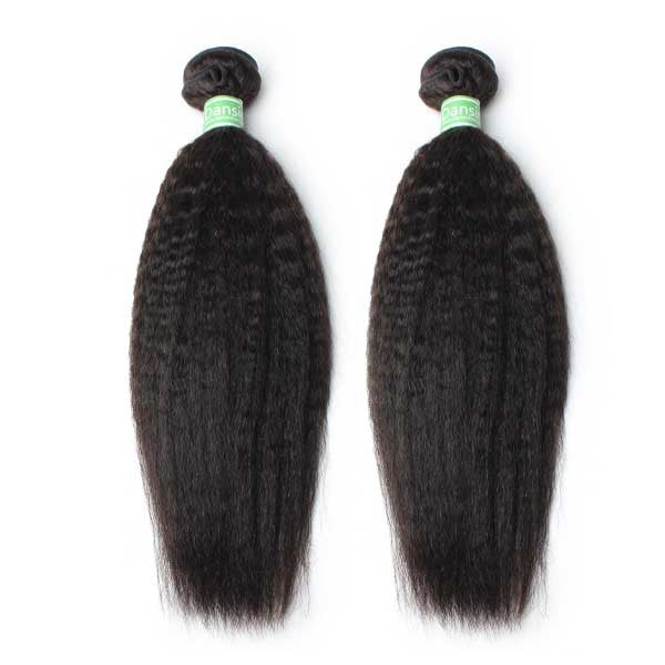 Luxury 10A Brazilian Kinky Straight Hair 2 Bundles