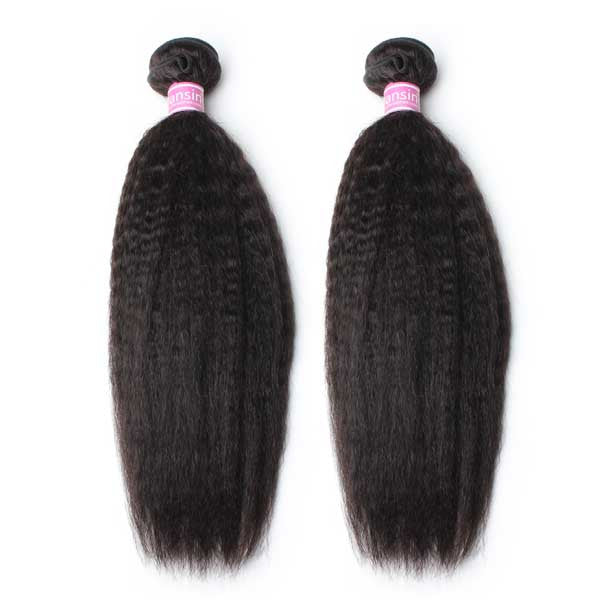 Luxury 10A Peruvian Kinky Straight Hair 2 Bundles