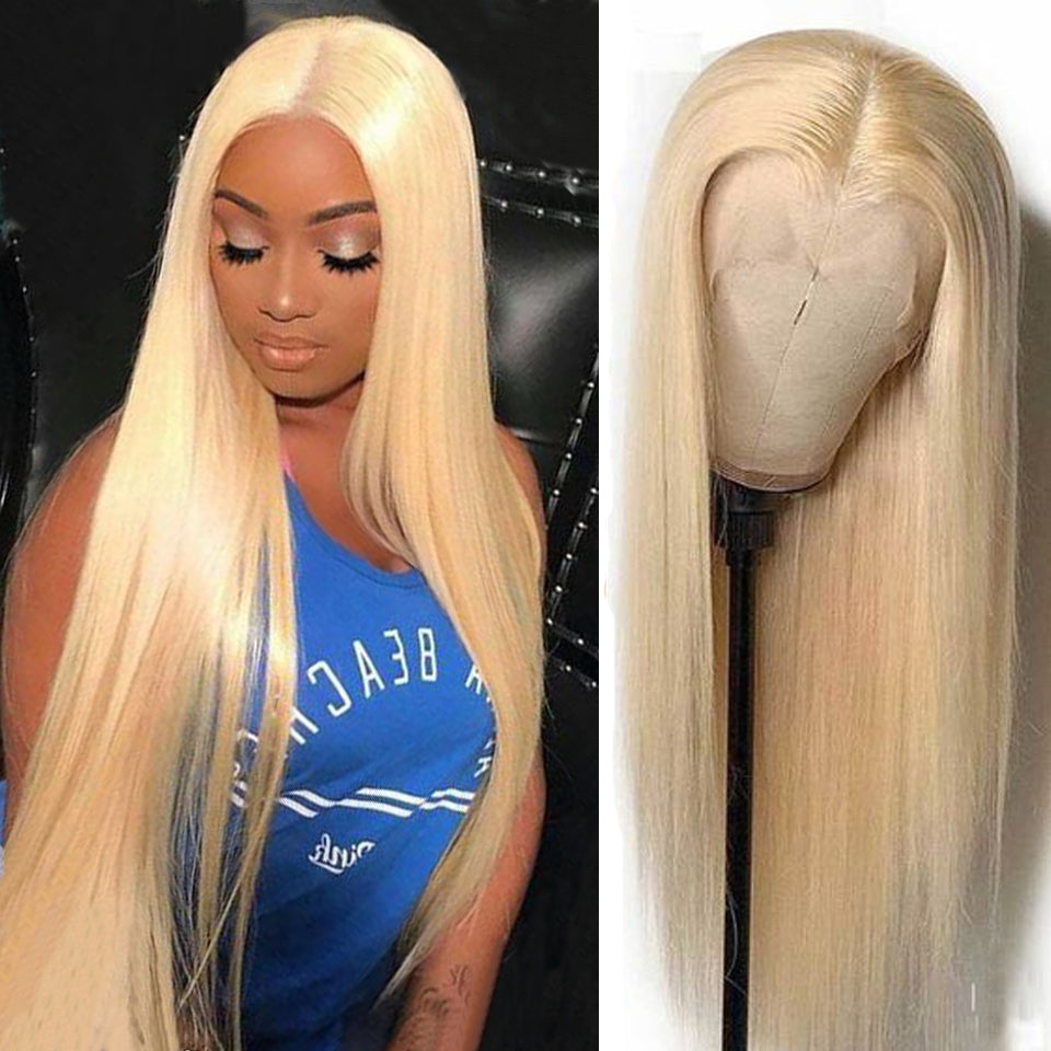 Luxury 613 Blonde Human Hair 13×6 Lace Frontal Wigs