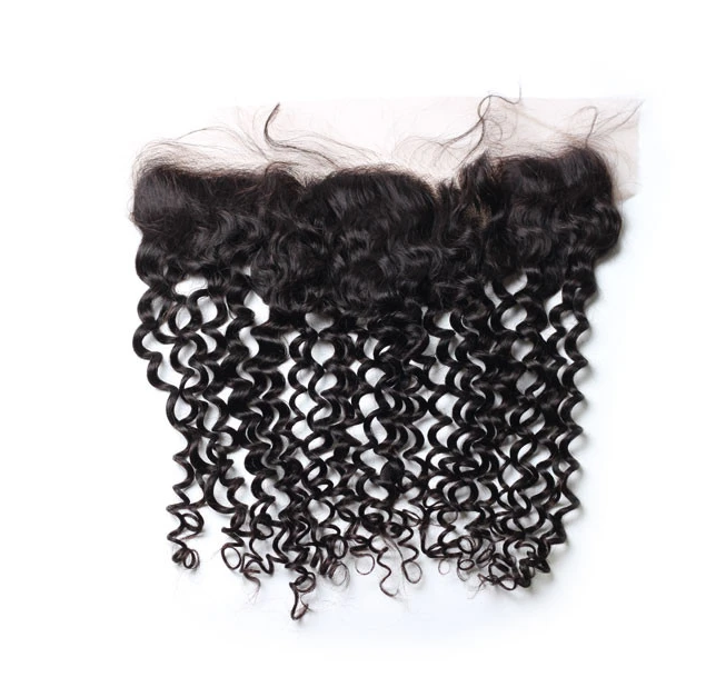 Luxury 10A Curly Lace Frontal Transparent Lace & HD Lace