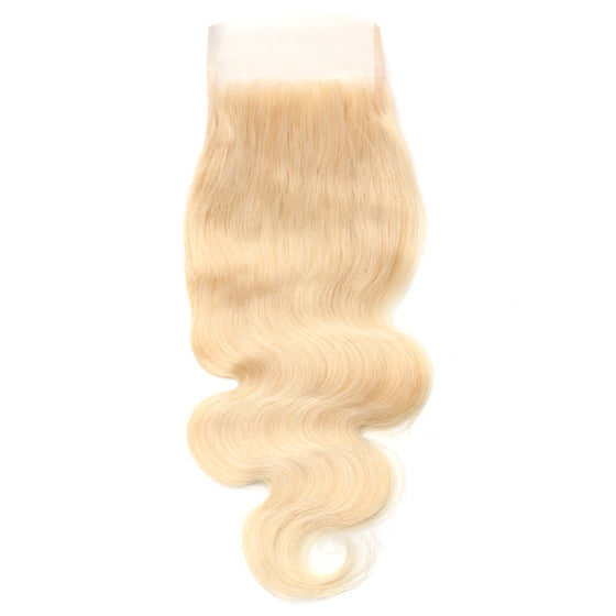 Luxury 10A 613 Blonde Body Wave Lace Closure