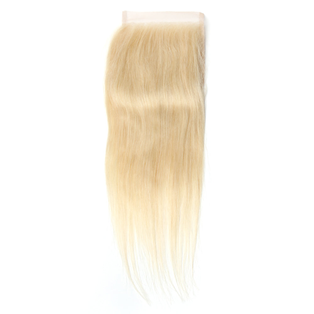 Luxury 10A 613 Blonde Straight Lace Closure