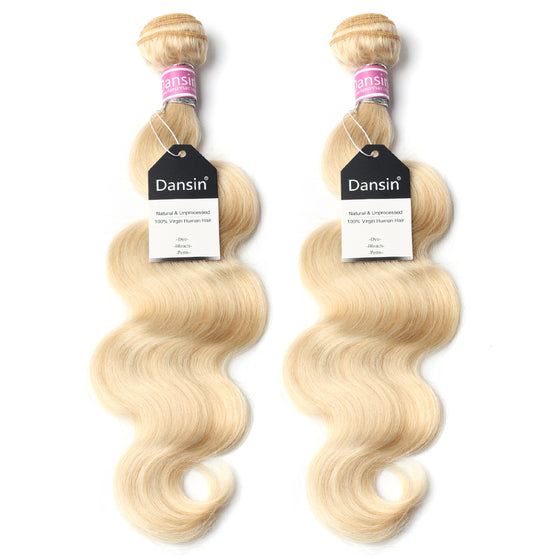 Luxury 10A 613 Blonde Peruvian Body Wave Hair 2 Bundles
