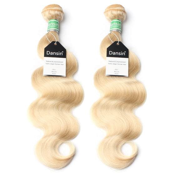 Luxury 10A 613 Blonde Brazilian Body Wave Hair 2 Bundles