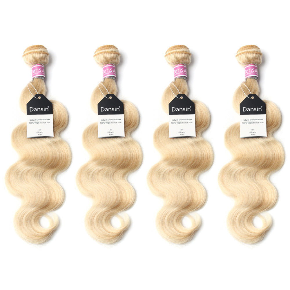 Luxury 10A 613 Blonde Peruvian Body Wave Hair 4 Bundles