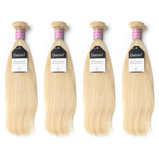Luxury 10A Peruvian 613 Blonde Straight Hair 4 Bundles