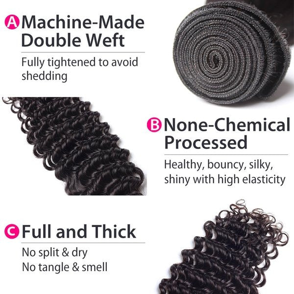 deep wave hair bundles details