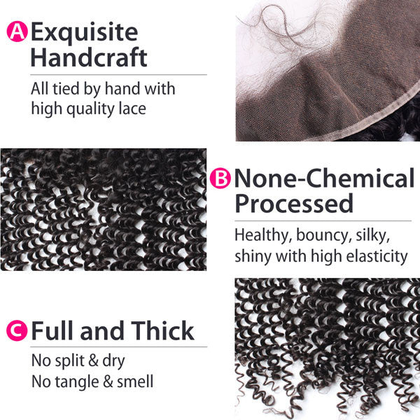 Luxury 10A Peruvian Kinky Curly Hair Details